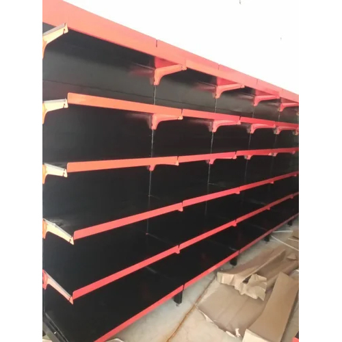 L Type Wall Display Rack - Color: As Per Requirement