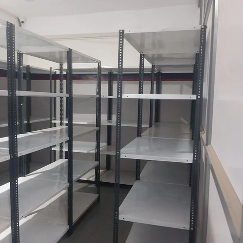 Industrial Ms Slotted Angle Rack - Capacity: 500 Kg