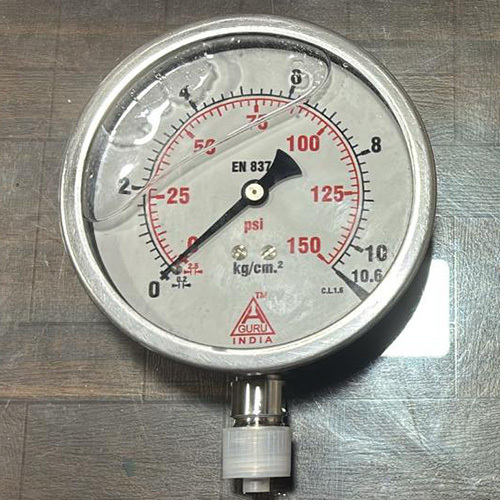 Pressure Gauges - Color: Silver