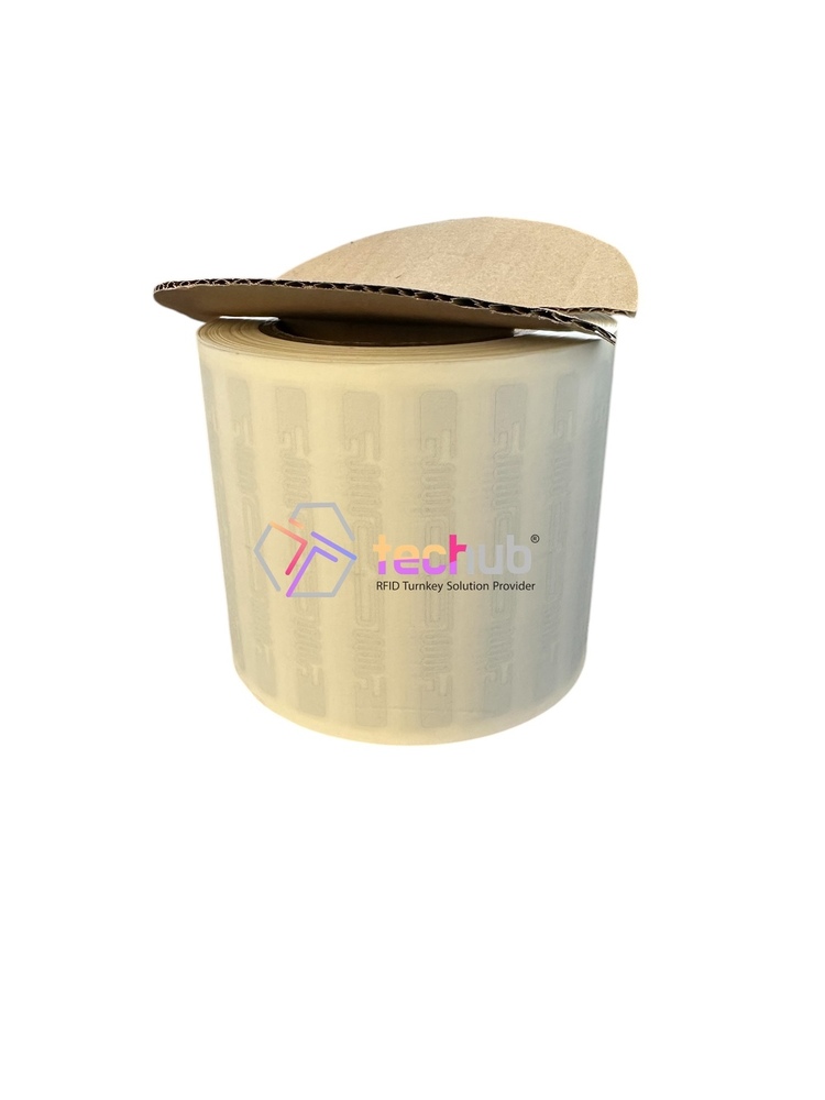 Uhf Rfid Inlay Label 9640 Tch-0469 - Pet Material, 3.732x0.319 Inches, White Transparent Color | Higgs-3/9 Ic, 512-bit User Memory, Password Protected