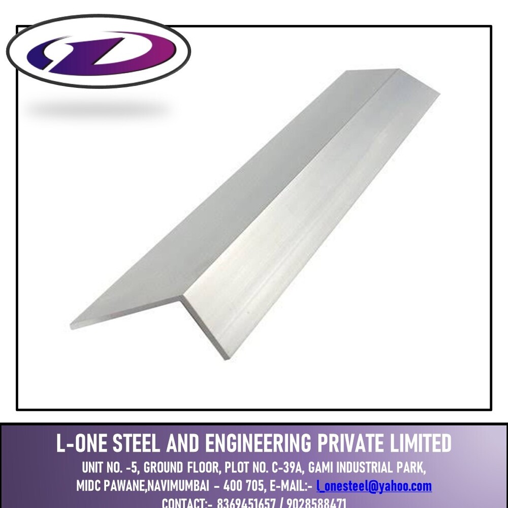 Aluminium Angle - Color: Silver