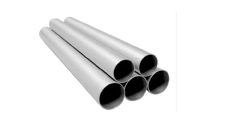 Aluminium Square And Round Pipe - Color: Silver