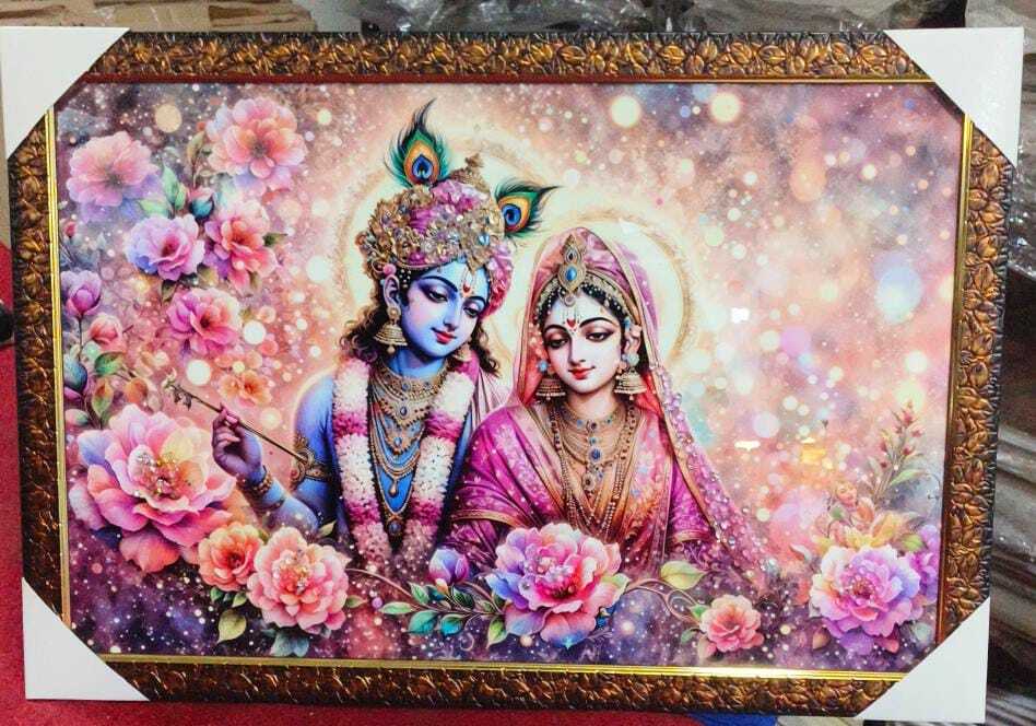 Hindu Religious Crystal MDF frames