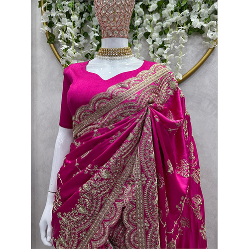 01_Ruhi Saree - Color: Pink