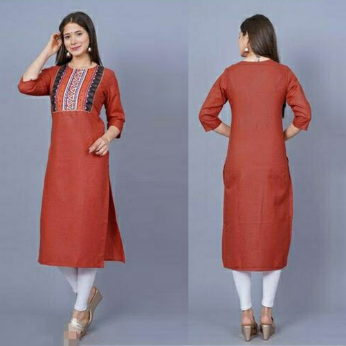 Ladies Cotton Printed Kurti - Feature: No Fade