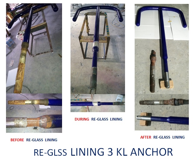 Re-glass Lining Process - Color: Blue