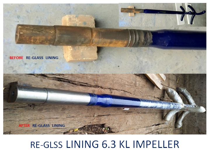 Re-glass Lining Process - Color: Blue