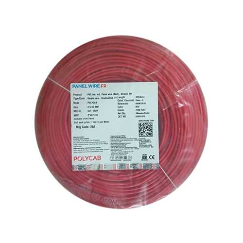 2.5 Sqmm Ac Earthing Wire - Color: Red