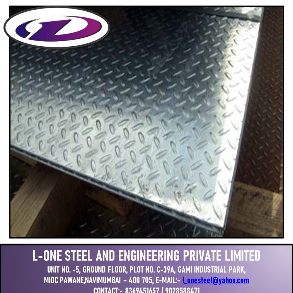 Gi Chequered Plate - Application: Construction