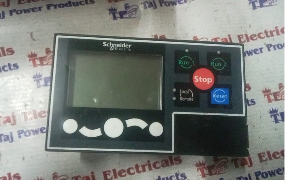 Schneider Ltmcu Control Operator Unit - Abs Plastic Panel Mount, 2 Inch Lcd, 24v Dc, Rj45 | Multilingual Interface, Event Logging, Remote Reset