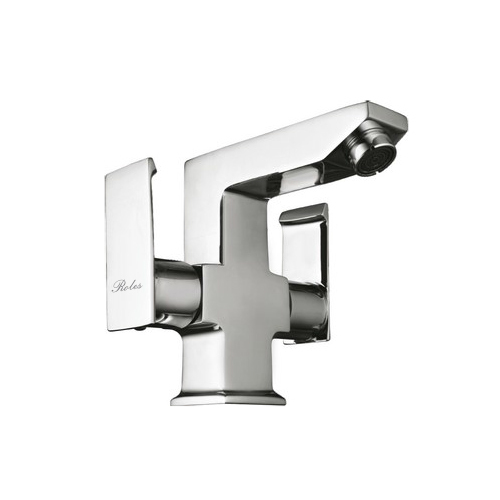 Centre Hole Basin Mixer - Color: Silver