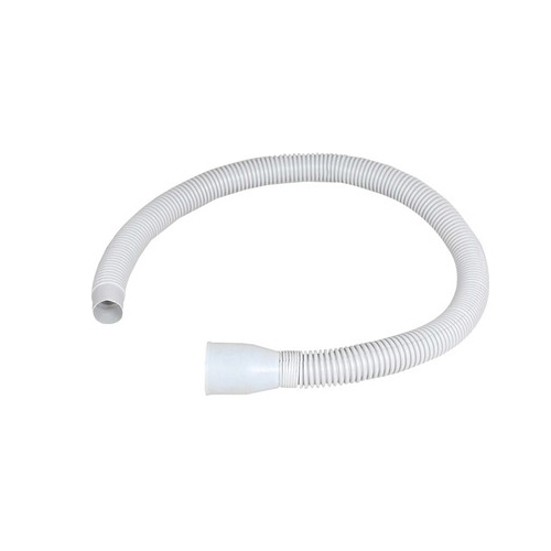 Flexible Pipe - PVC Material, Oval Shape, Glossy Finish, White Color | Versatile for Water Supply, Drainage, and Ventilation Systems