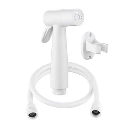 Splash 2 In 1 White Ivory Overhead Shower - Finish: Glossy