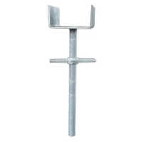 U Head Jack - High-Quality Steel, 600 Millimeter Length | Pre-Galvanized Surface Treatment, Heavy Load Support
