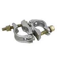 Forged Double Coupler - Steel, 48.3mm Diameter | Hot Rolled, Hot Dip Galvanized, Ideal For Scaffolding Applications