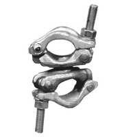 Pressed Mild Steel Swivel Coupler - 40mm Diameter, Hot-rolled Steel Construction, High-protected Paint Finish, Secure Tube Connection