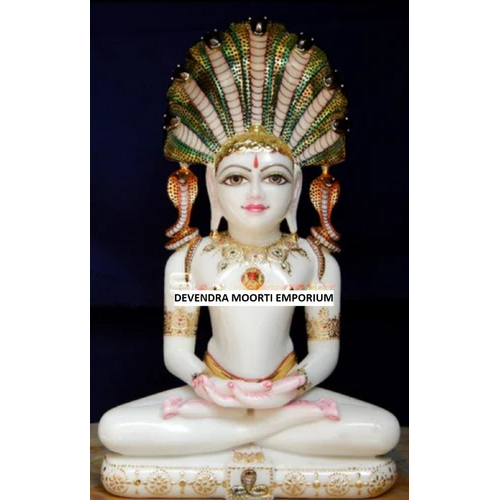 Marble Parshwanath Ji Statue
