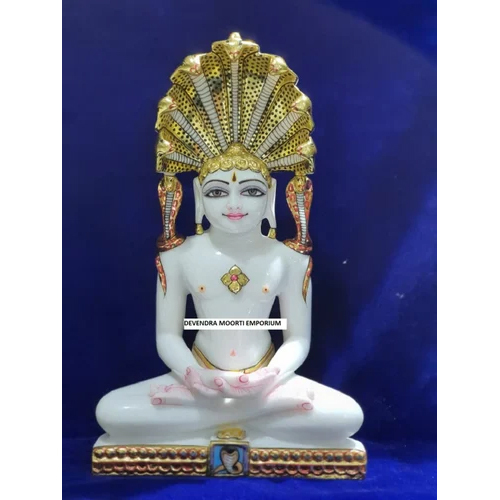 Marble Parshwanath Statue