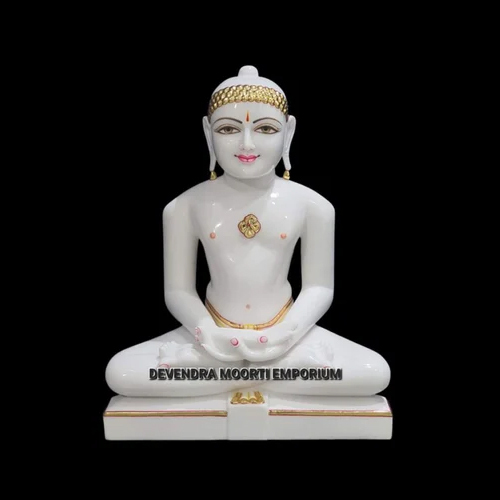 Marble Adinath Statue