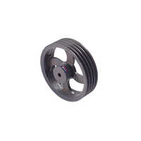 Multi Groove Pulley - 5-20 Inch Width, 2-8 Kilograms Weight | Durable Gray Design For Industrial Efficiency, Enhanced Power Transmission