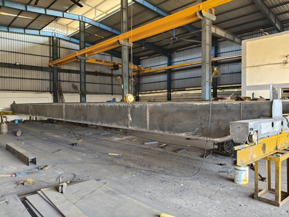 Single Beam Eot Crane - Application: Material Yard