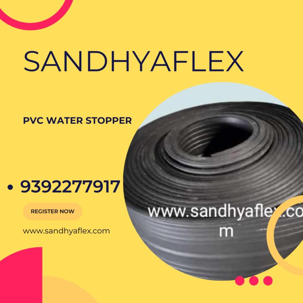 Pack Water Stopper - Flexible Pvc Water Stoppers For Concrete Joints, Water Resistant, Durable, Uv Resistant, Available In Various Profiles