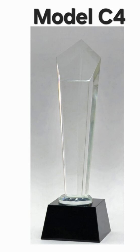 Glass Crystal Trophy