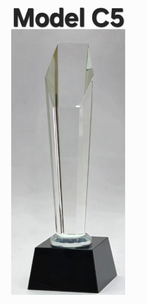 Crystal Trophies - Base Material: Mdf Wood