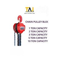 Chain Pulley Blocks - Capacity: 1 .5 Ton