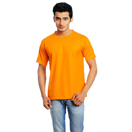 Air Dry Round Neck Tshirt - Color: Orange