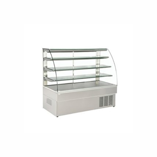 Glass Display Counter - Color: Silver