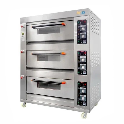 Gas Baking Oven 3 Deck 6 Tray