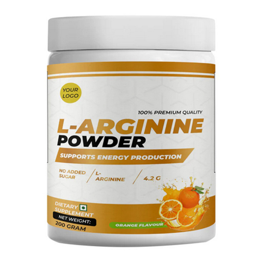 200Gm Orange Flavour L-Arginine Powder - Shelf Life: 18 Months