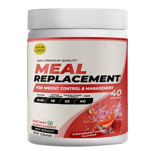 200Gm Strawberry Shake Flavour Meal Replacement Supplement - Dosage Form: Powder