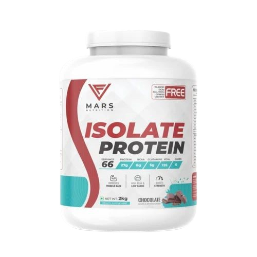 2Kg Whey Isolated Protein Powder - Shelf Life: 18 Months