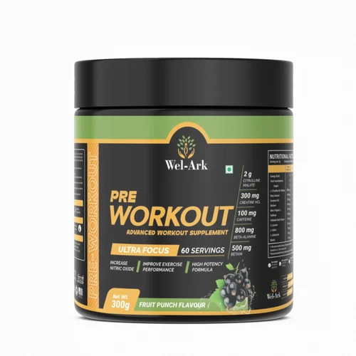 300Gm Wel Ark Pre Workout Supplement - Dosage Form: Liquid