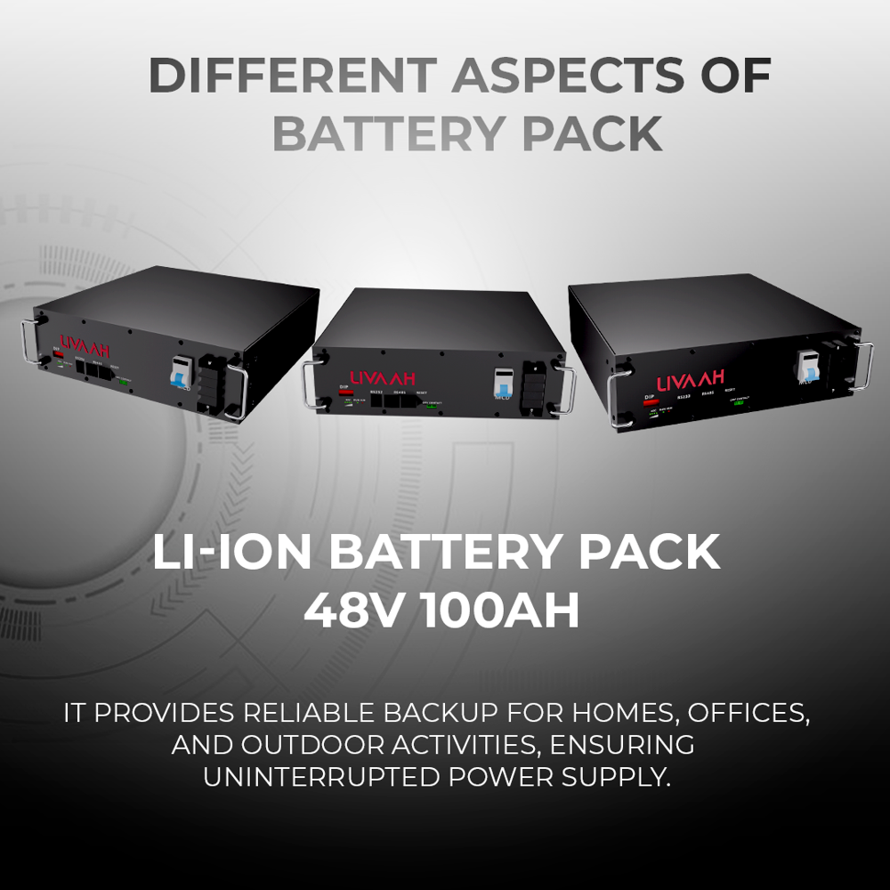 Livaah 4.8 Kwh Lifepo4 Battery Pack - Material: Lithium-ion