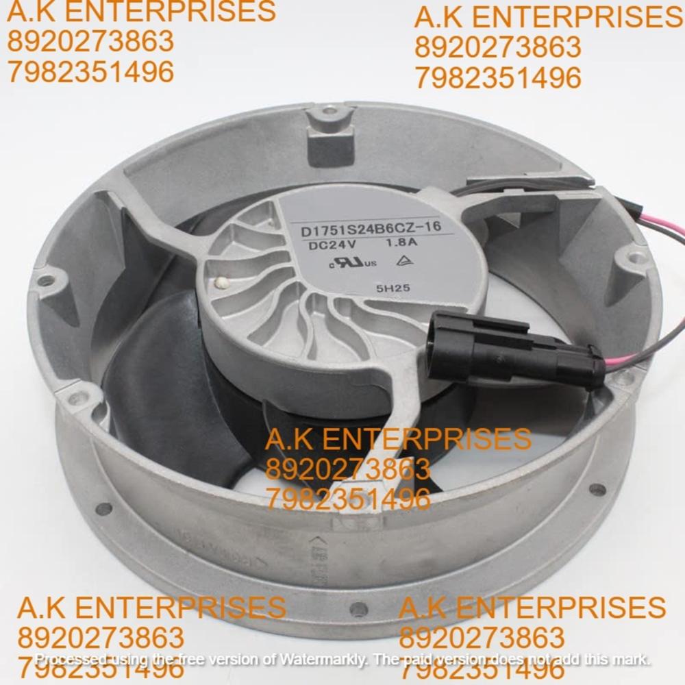 NIDEC D1751S24B6CZ-16 172mm 172x172x51mm DC24V 1.8A 2-Wire Cooling Fan