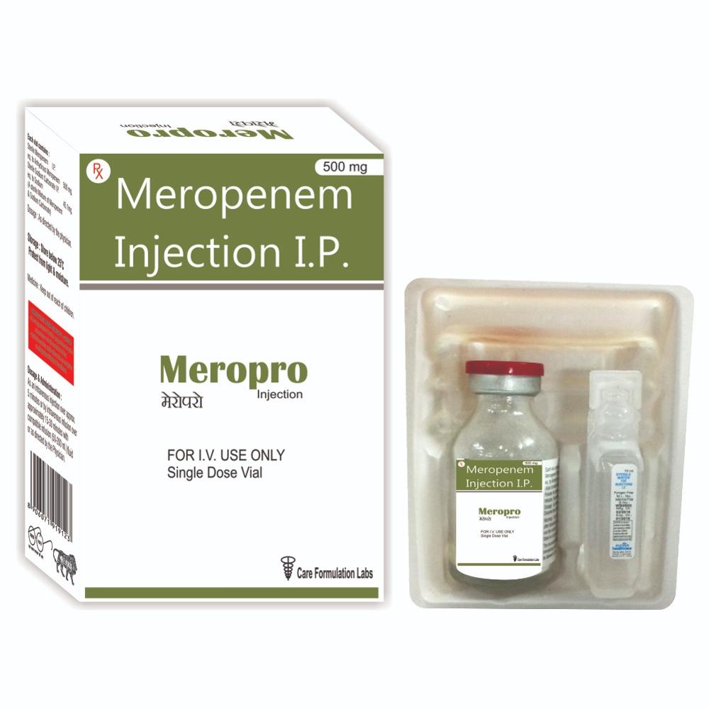 Meropenem I.P Injection 500Mg - Grade: Pharma