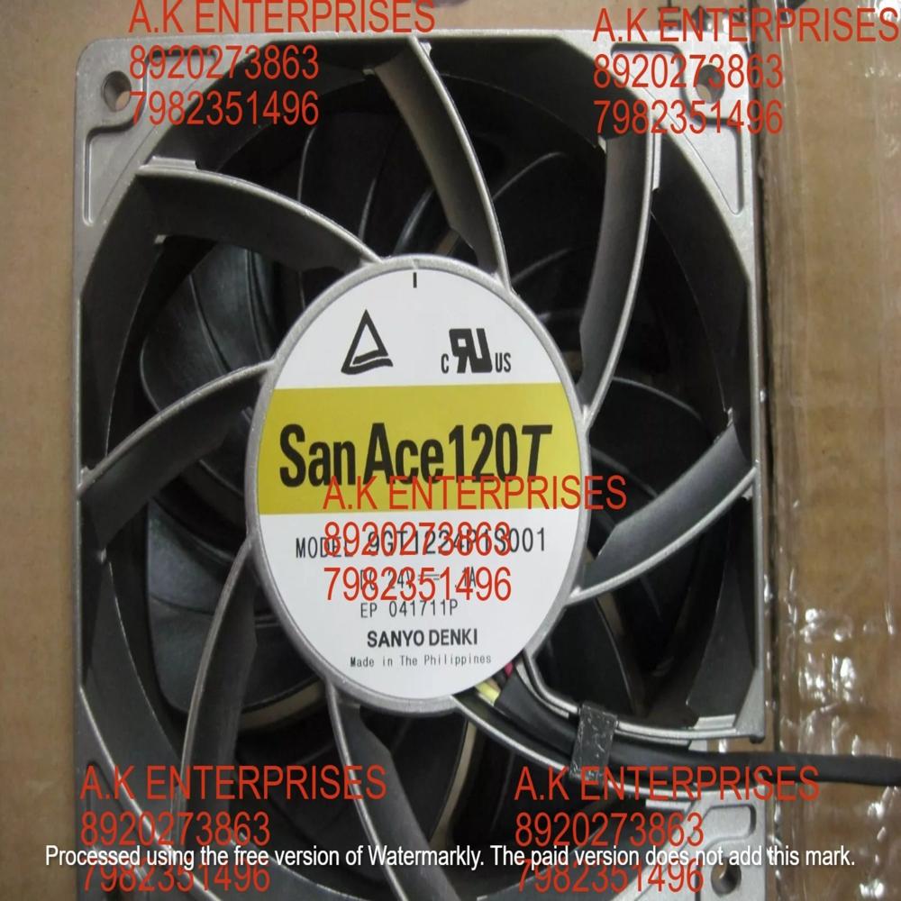 SANACE 9GT1224P1S001 SANYO DENKI INDUSTRIAL FAN 12012038mm