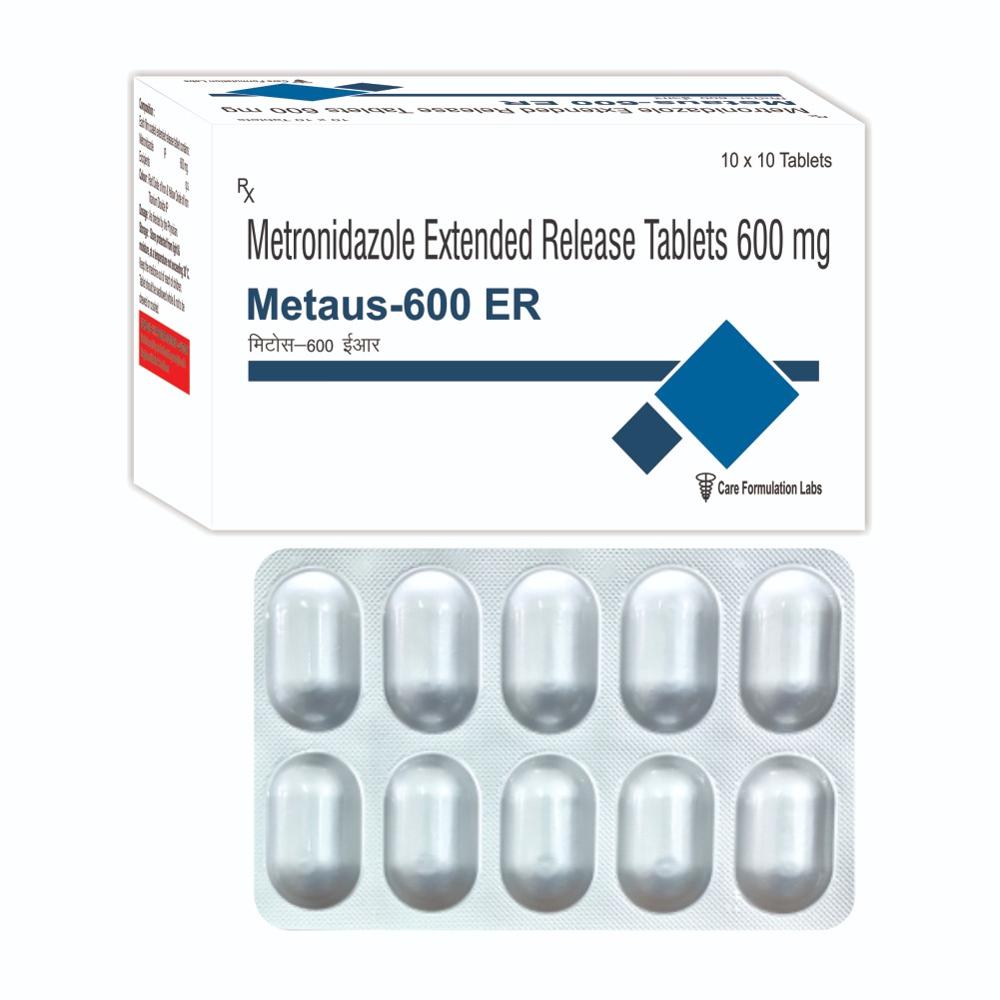 Metronidazole Extended Release 600Mg Tablet - Grade: Pharma