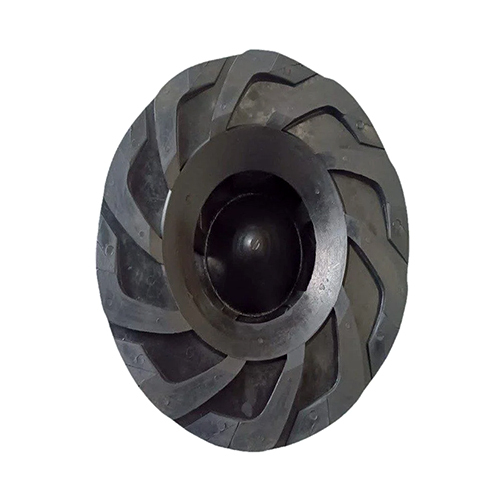 Warman Type Rubber Pump Impeller - Color: Black