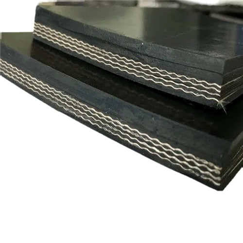 Rubber Conveyor Belt - Color: Black