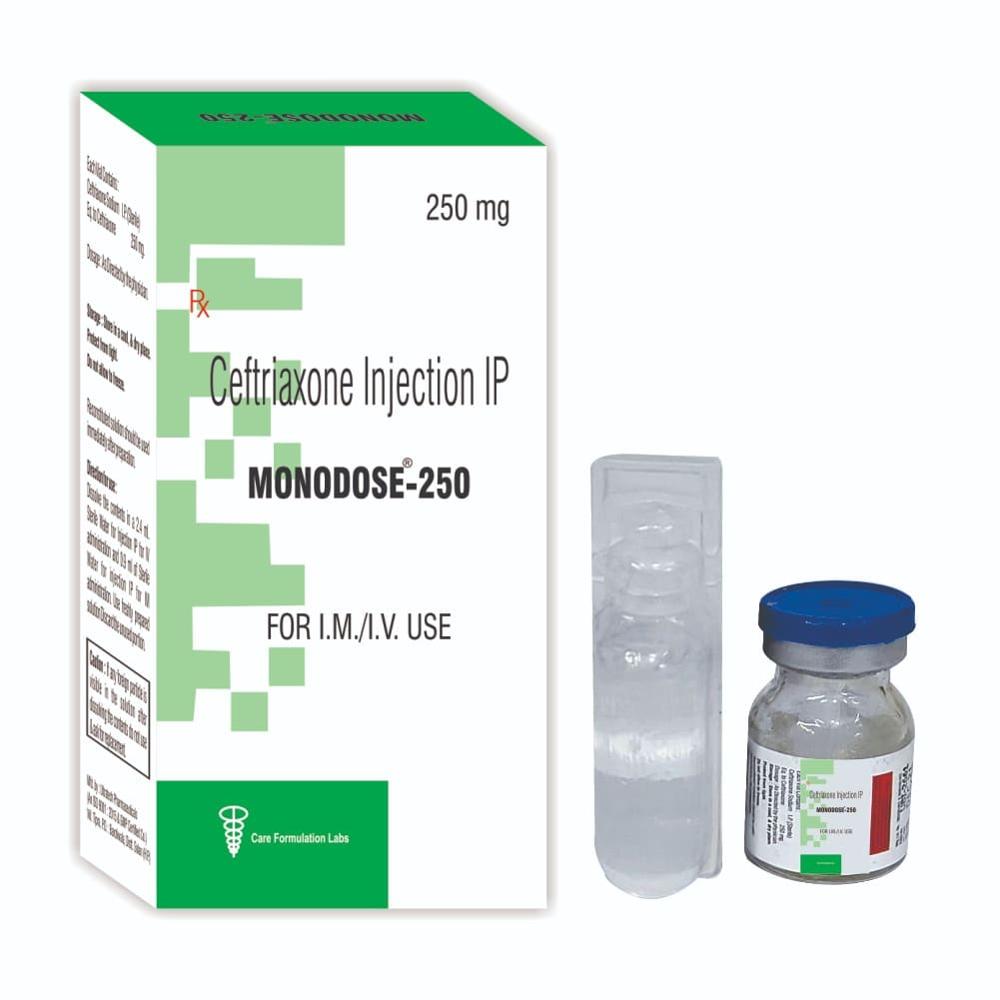 Ceftrixone Sodium IP Injeciton IP 250 mg