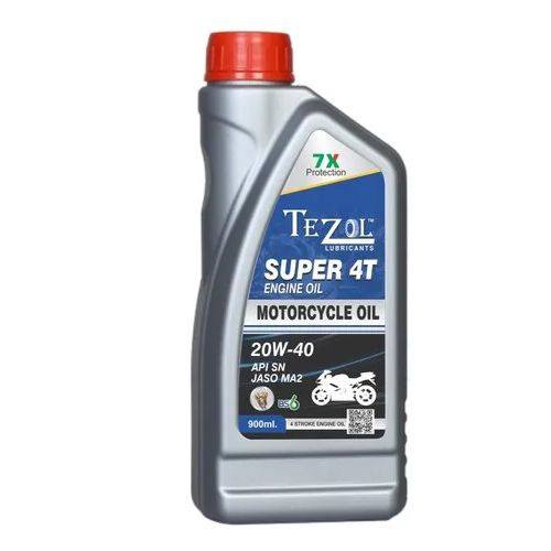 20W-40 Tezol Super 4T Motorcycle Engine Oil - Application: Automobile