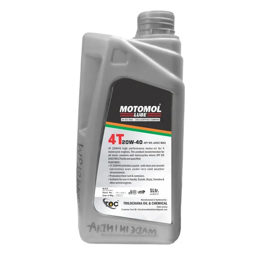 4T 20W40 1L Two Wheeler Engine Oil