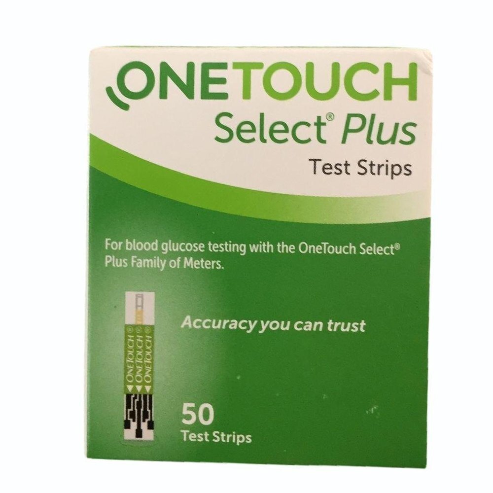 One Touch Select Plus Glucose Test Strip , 50 Strips