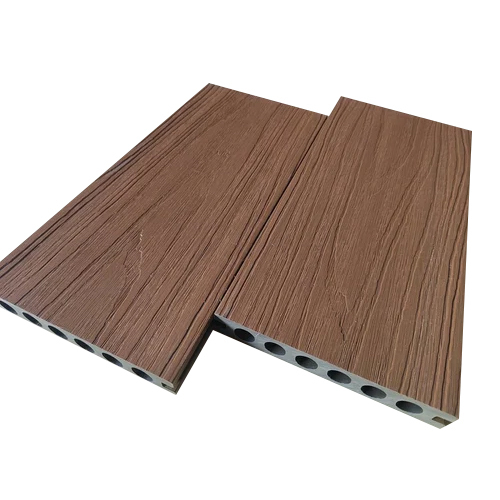 WPC Deck Floor Composite Panel For Exterior - Wood, Various Sizes, Warm Brown Color | Easy to Install, Polished Surface, Water Absorption