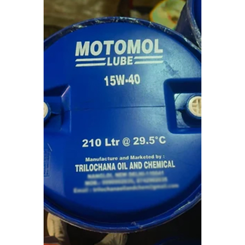 15W40 210Ltr Motomol Engine Oil - Application: Automobile