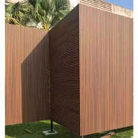 Wpc Aluminium Louvres Panel - Aluminium Material, Customised Sizes, Brown Colour | Elegant Design, Easy Installation For Residential Use